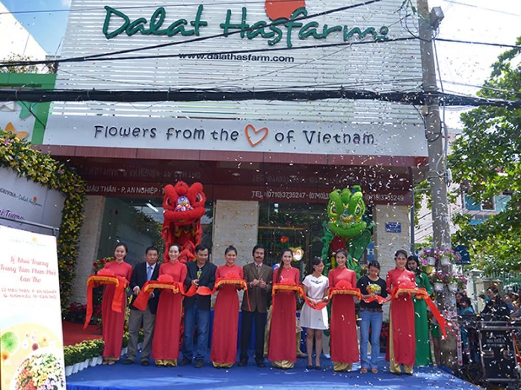 Dalat Hasfarm khai trương trung tâm phân phối hoa tươi Dalat Hasfarm tại Cần Thơ