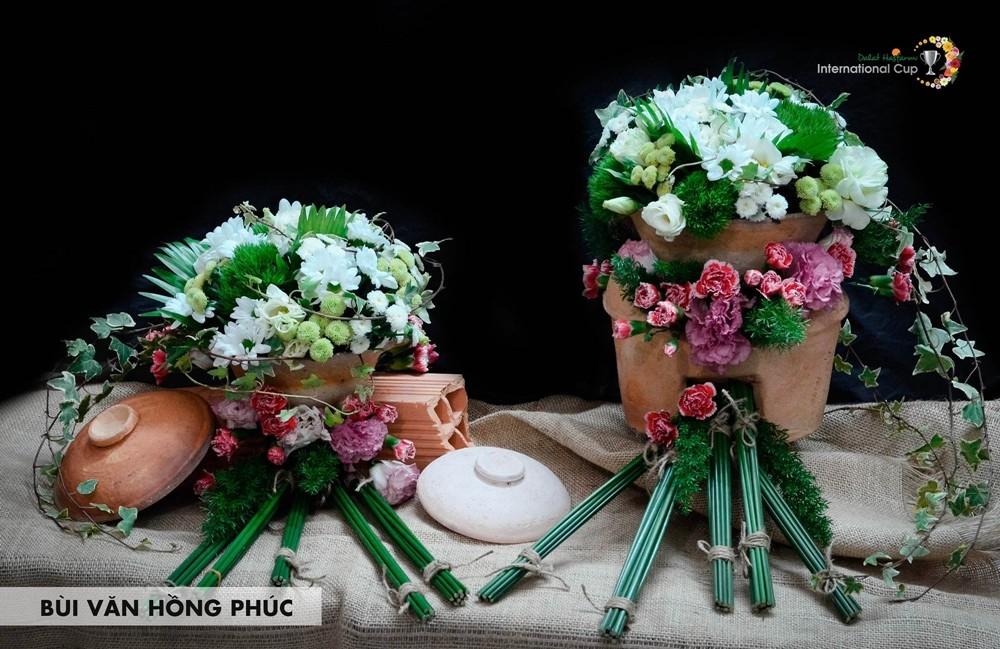 20 tác phẩm xuất sắc nhất vòng loại cuộc thi Vô địch cắm hoa Việt Nam