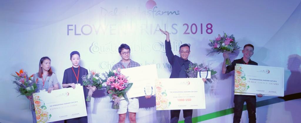 Nghệ nhân cắm hoa Indonesia trở thành Nhà Vô địch đầu tiên Dalat Hasfarm Cup 2018