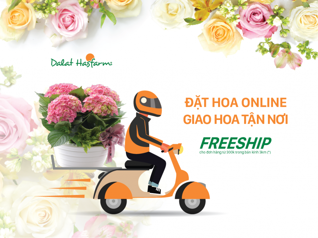 Dalat Hasfarm đẩy mạnh kênh bán hàng trực tuyến và giao hoa tận nhà