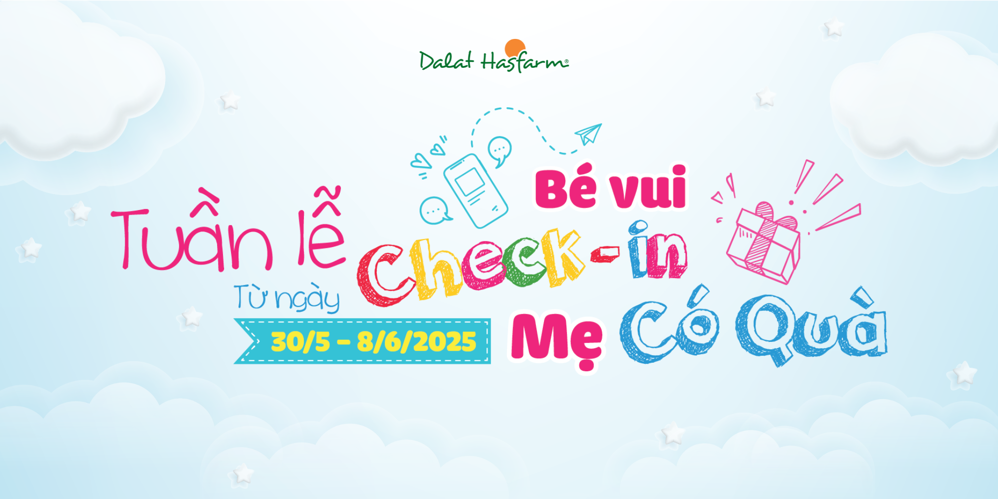 Tuần lễ "Bé Vui Check-in - Mẹ Có Quà" Khép lại với Hàng Ngàn Nụ Cười Rạng Rỡ